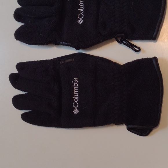 Columbia Black Fleece Winter Gloves size Small - Picture 2 of 16